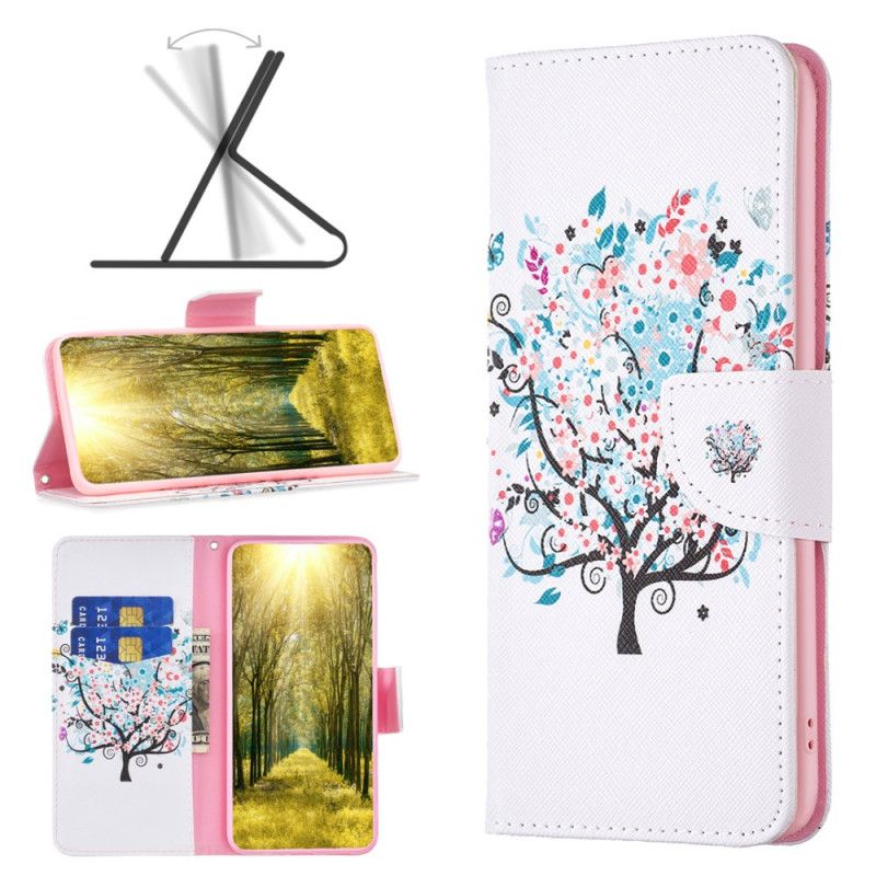 Leren Hoesje Voor Honor X9b / Magic 6 Lite Bloeiende Boom