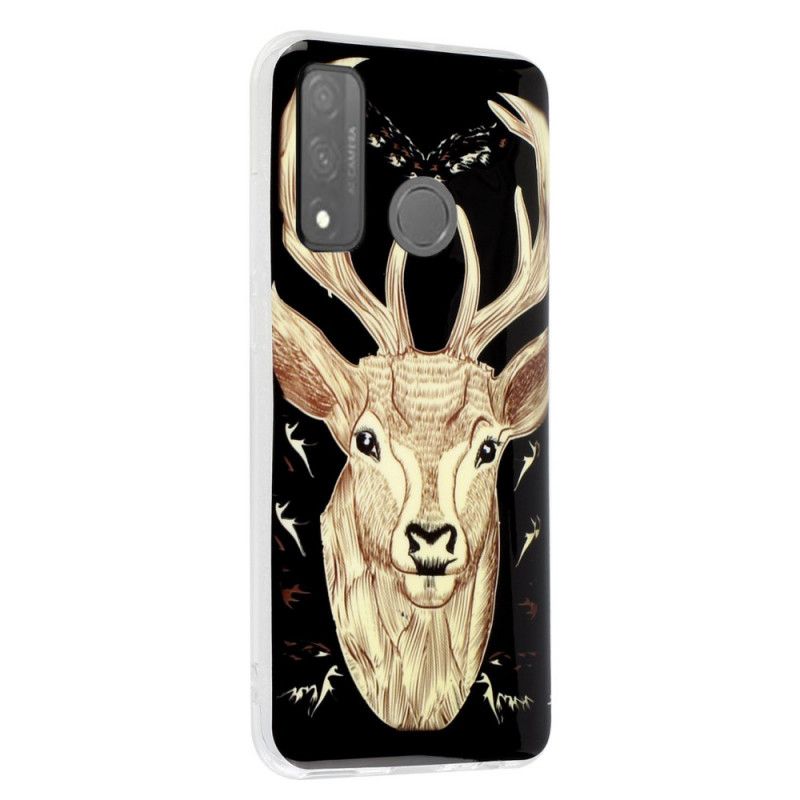 Case Hoesje Huawei P Smart 2020 Telefoonhoesje Fluorescerend Majestueus Hert