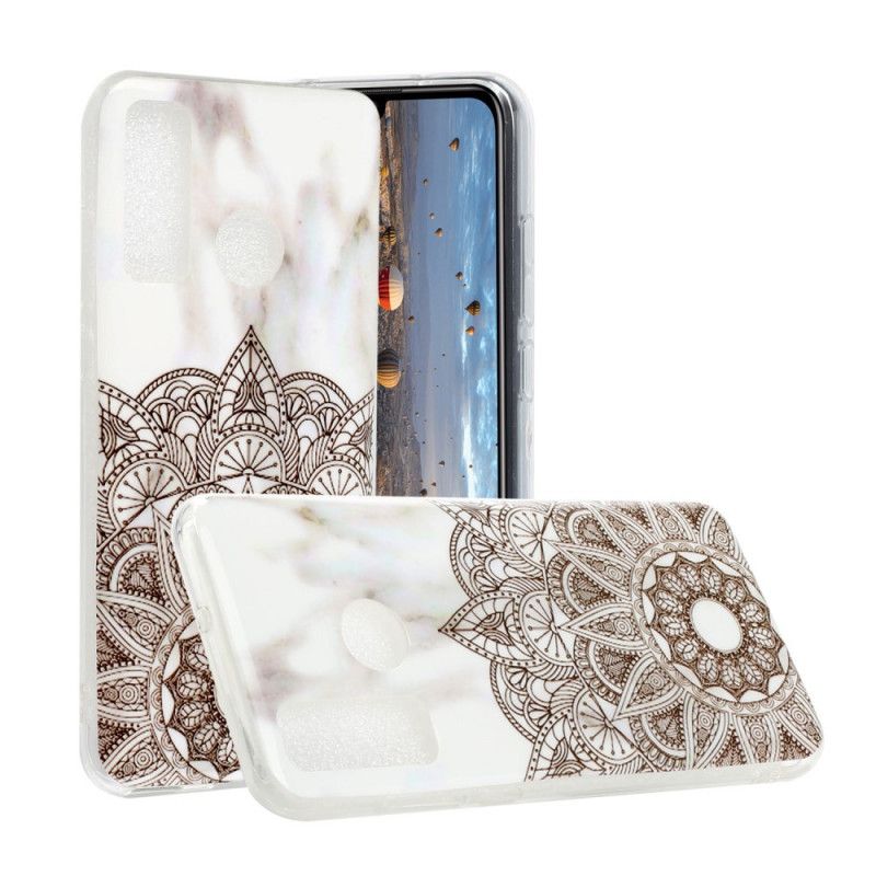 Case Hoesje Huawei P Smart 2020 Telefoonhoesje Gemarmerde Mandala