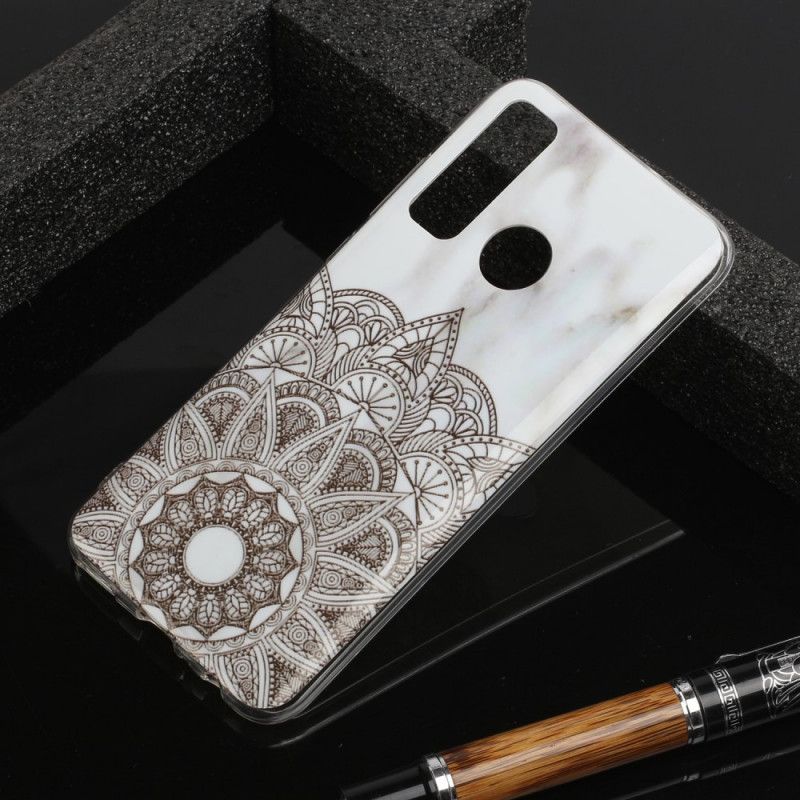 Case Hoesje Huawei P Smart 2020 Telefoonhoesje Gemarmerde Mandala