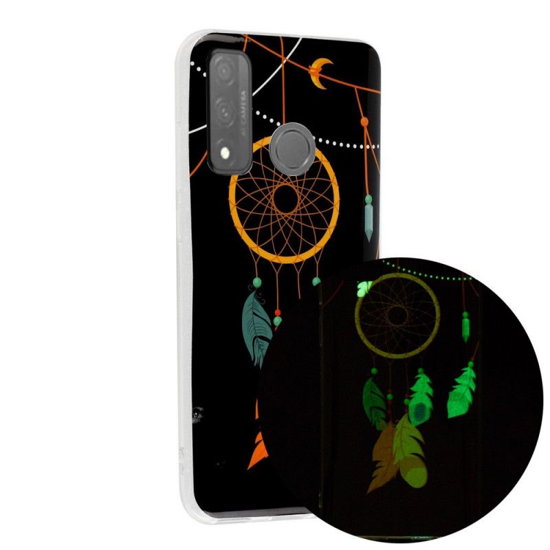 Case Hoesje Huawei P Smart 2020 Telefoonhoesje Unieke Fluorescerende Dromenvanger