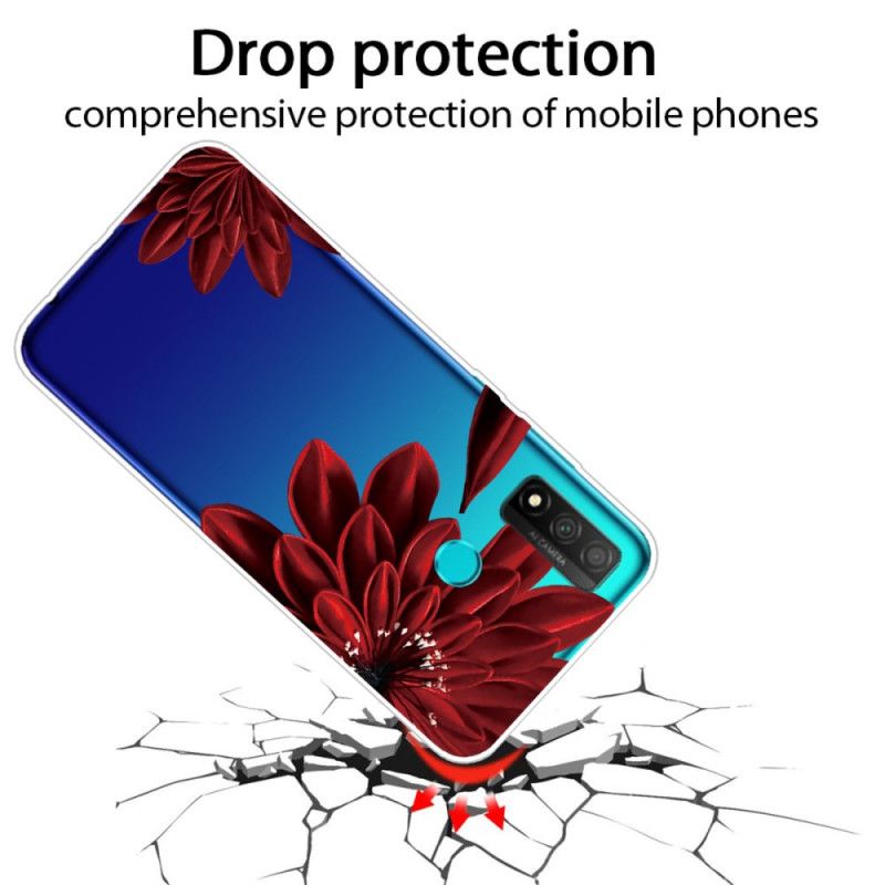 Case Hoesje Huawei P Smart 2020 Telefoonhoesje Wilde Bloemen