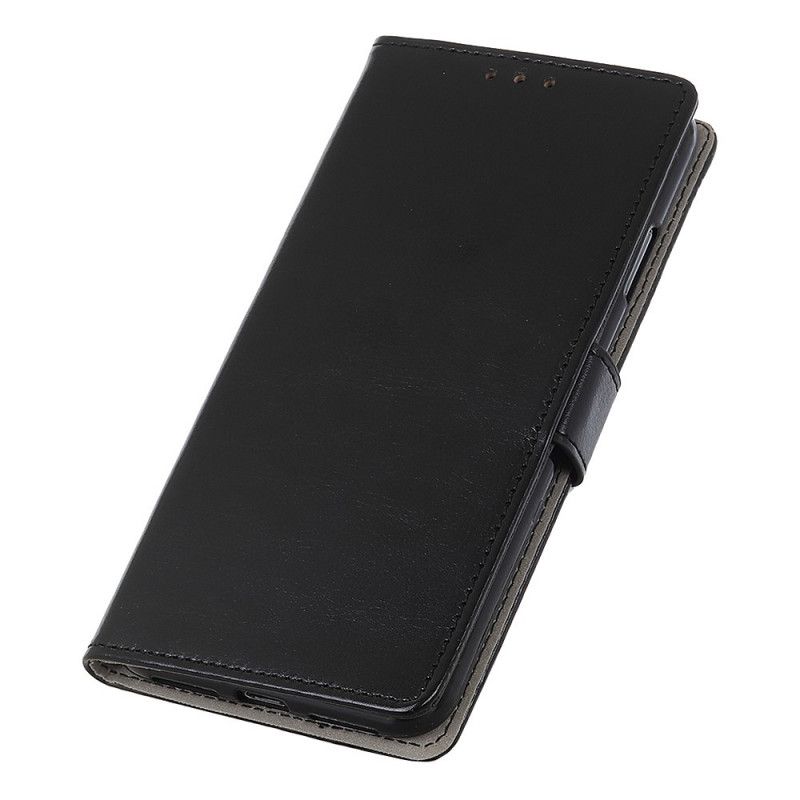 Cover Folio-hoesje Huawei P Smart 2020 Zwart Telefoonhoesje Eenvoudig Glanzend Leereffect