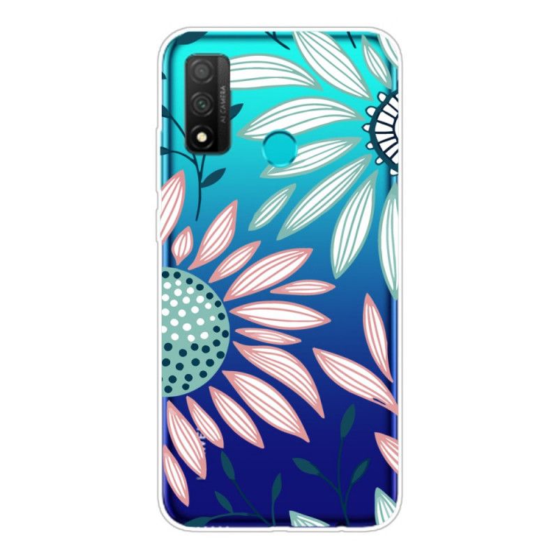 Cover Hoesje Huawei P Smart 2020 Telefoonhoesje Funky Zonnebloemen