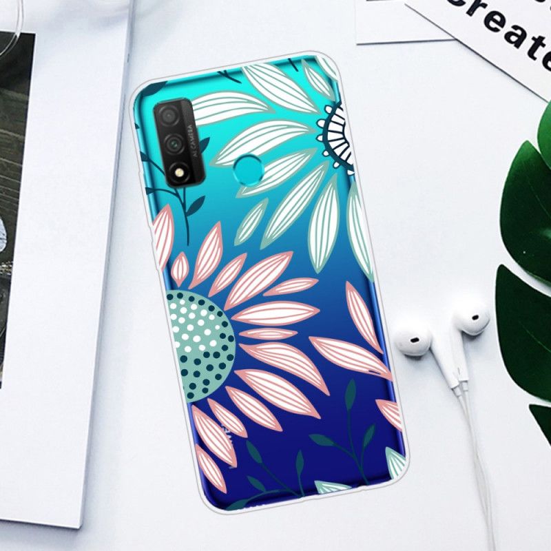 Cover Hoesje Huawei P Smart 2020 Telefoonhoesje Funky Zonnebloemen