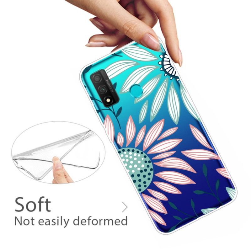 Cover Hoesje Huawei P Smart 2020 Telefoonhoesje Funky Zonnebloemen