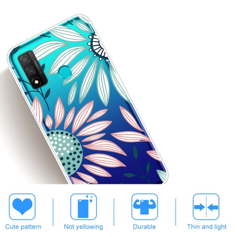 Cover Hoesje Huawei P Smart 2020 Telefoonhoesje Funky Zonnebloemen