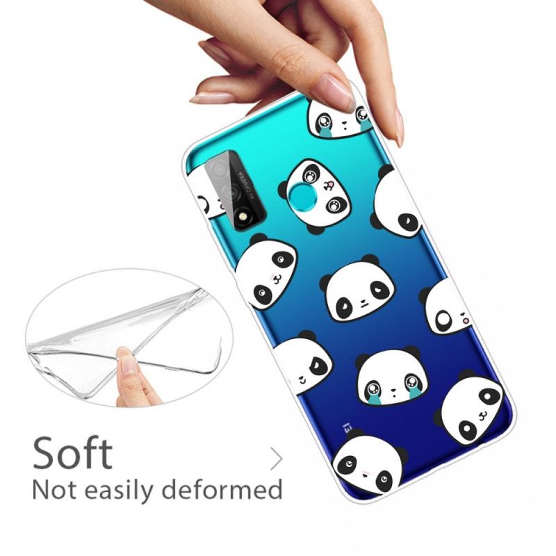 Cover Hoesje Huawei P Smart 2020 Telefoonhoesje Sentimentele Panda'S