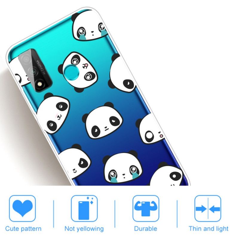 Cover Hoesje Huawei P Smart 2020 Telefoonhoesje Sentimentele Panda'S