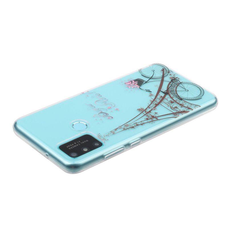 Cover Hoesje Huawei P Smart 2020 Telefoonhoesje Transparant Hallo Parijs