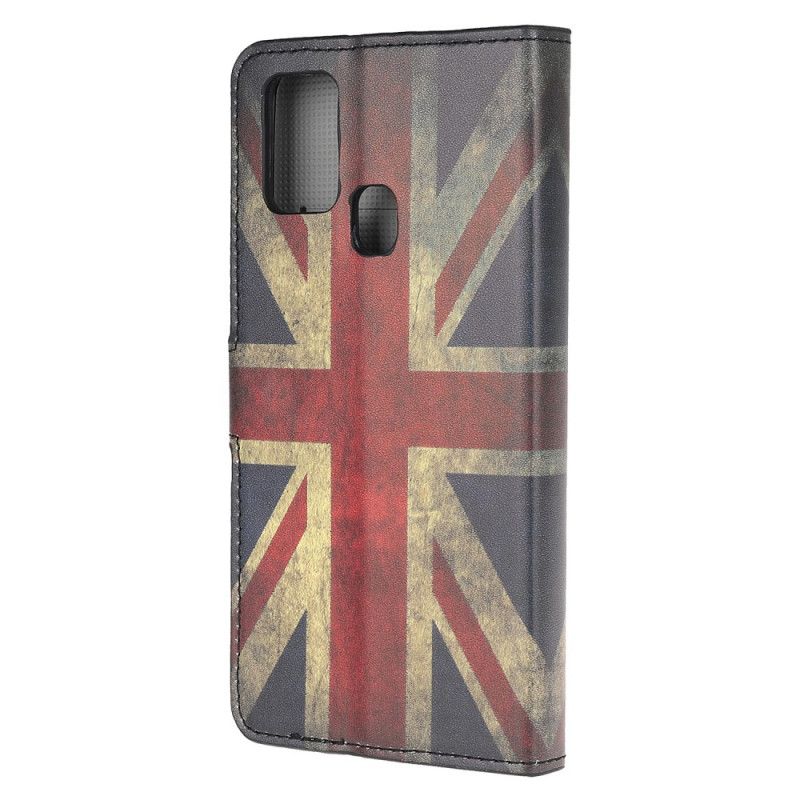 Flip Case Leren Huawei P Smart 2020 Engelse Vlag