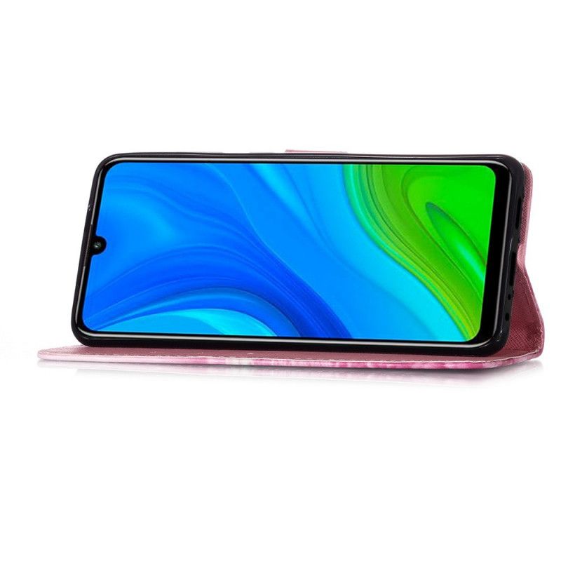 Flip Case Leren Huawei P Smart 2020 Stop Nooit Met Dromen