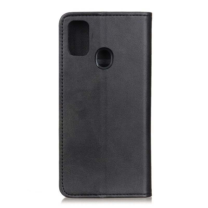 Folio-hoesje voor Huawei P Smart 2020 Donkerblauw Zwart Elegant Splitleer