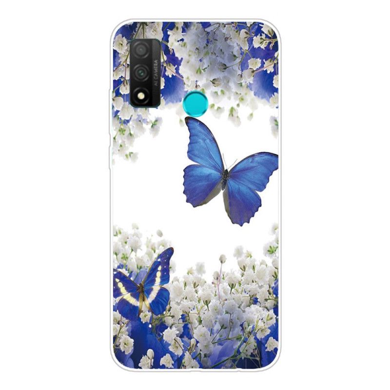 Hoesje Huawei P Smart 2020 Blauwe Vlinders