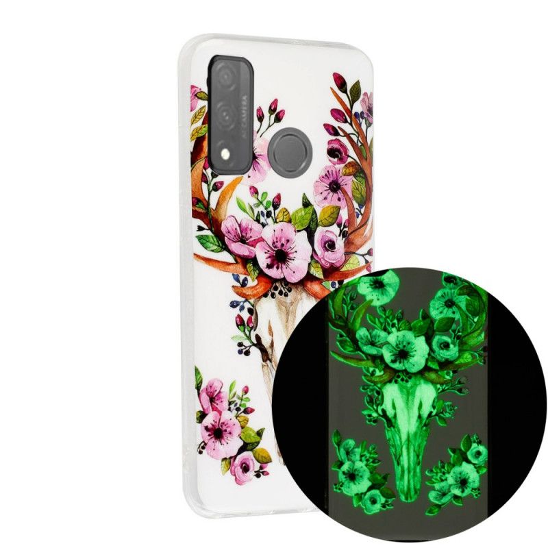 Hoesje Huawei P Smart 2020 Fluorescerende Bloeiende Eland