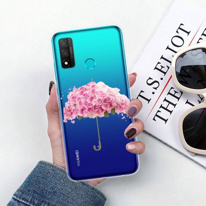 Hoesje Huawei P Smart 2020 Paraplu In Rozen