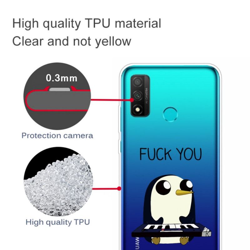 Hoesje Huawei P Smart 2020 Pinguin Fuck You