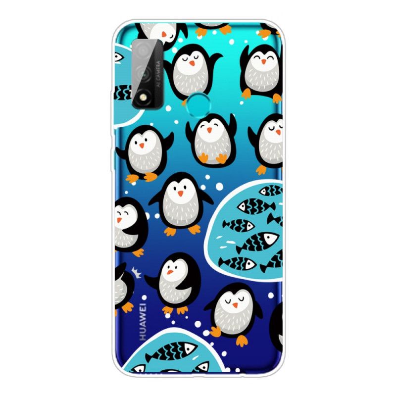 Hoesje Huawei P Smart 2020 Pinguïns En Vissen