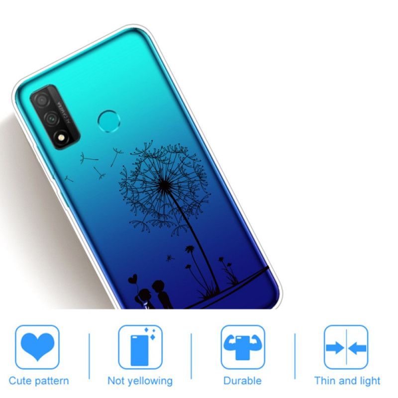 Hoesje Huawei P Smart 2020 Telefoonhoesje Liefde Paardenbloem