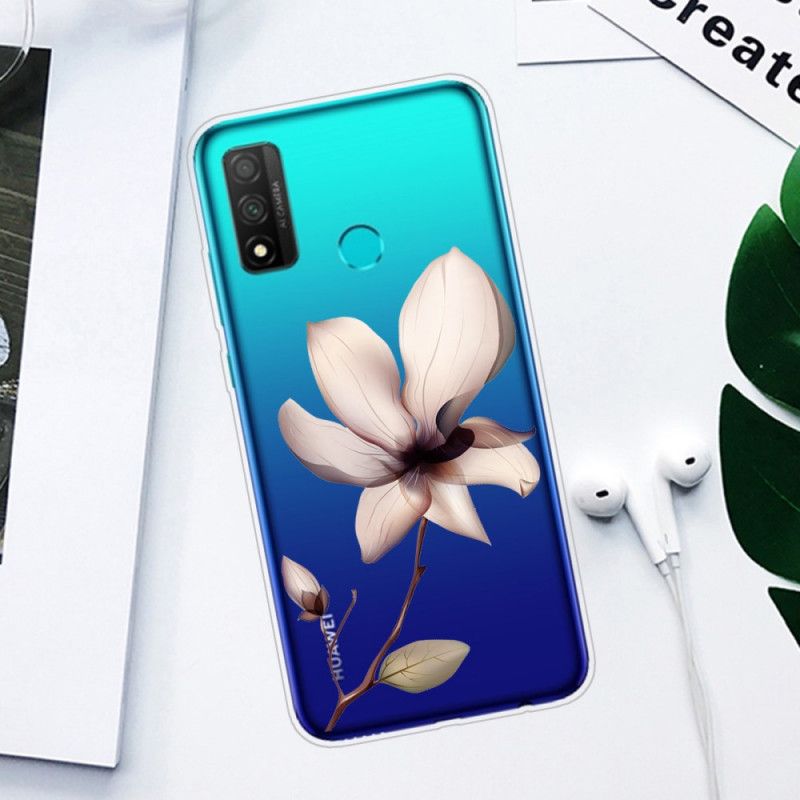 Hoesje Huawei P Smart 2020 Telefoonhoesje Oud Roze Bloem