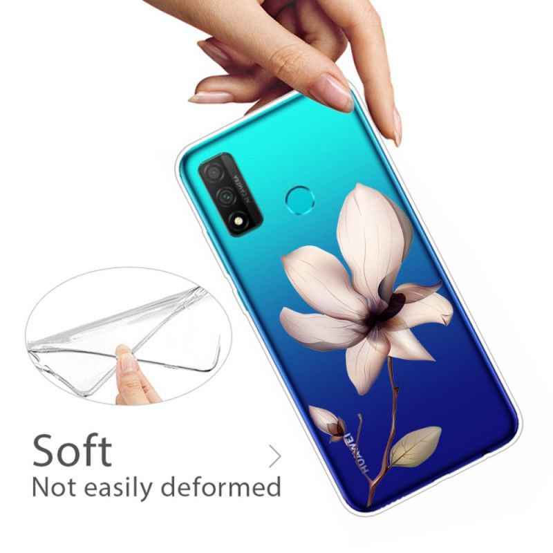 Hoesje Huawei P Smart 2020 Telefoonhoesje Oud Roze Bloem