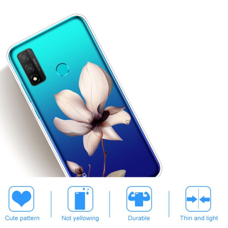 Hoesje Huawei P Smart 2020 Telefoonhoesje Oud Roze Bloem