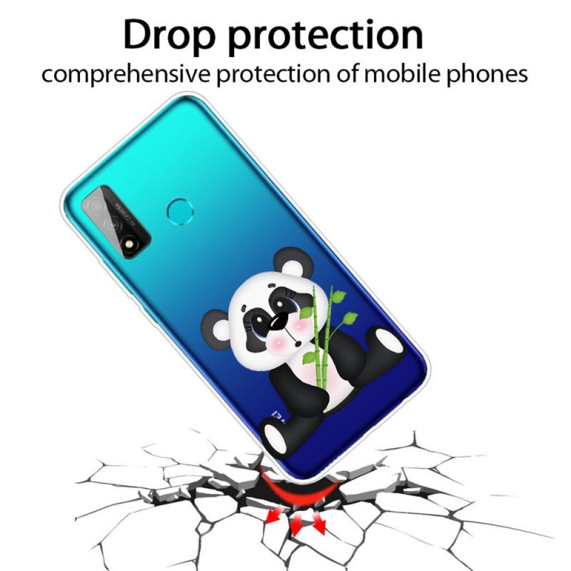 Hoesje Huawei P Smart 2020 Transparante Droevige Panda