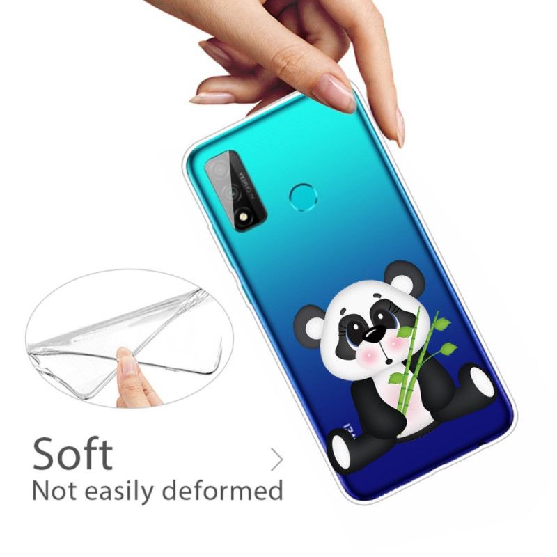 Hoesje Huawei P Smart 2020 Transparante Droevige Panda