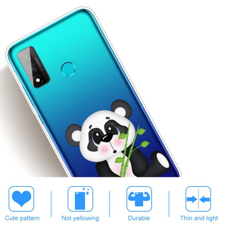 Hoesje Huawei P Smart 2020 Transparante Droevige Panda