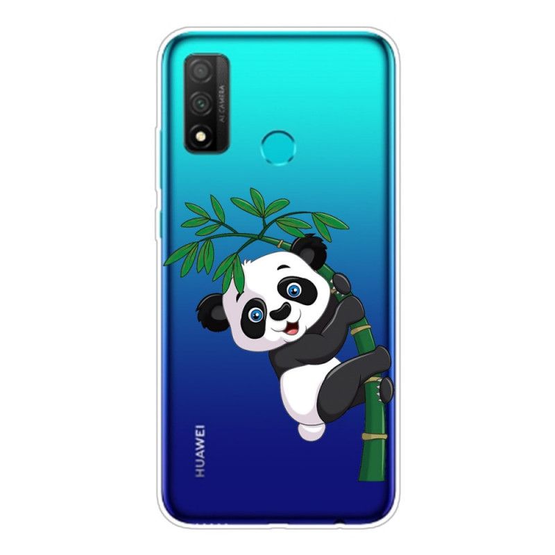 Hoesje Huawei P Smart 2020 Transparante Panda Op De Bambo