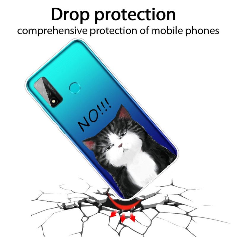 Hoesje voor Huawei P Smart 2020 De Kat Die Nee Zegt