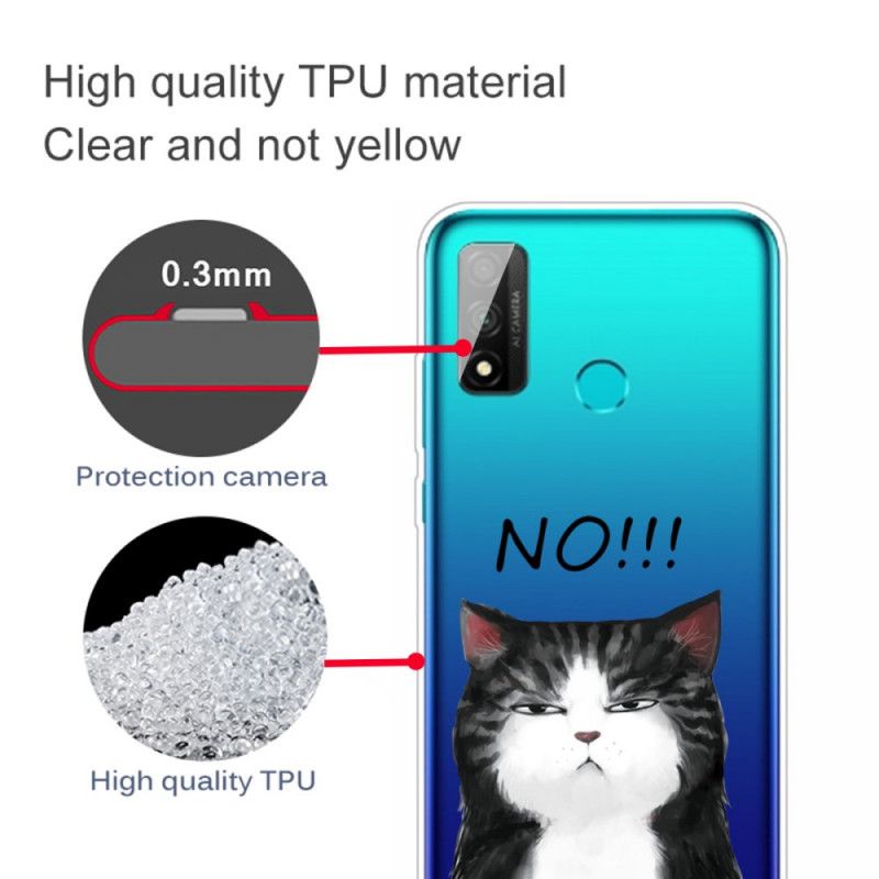 Hoesje voor Huawei P Smart 2020 De Kat Die Nee Zegt