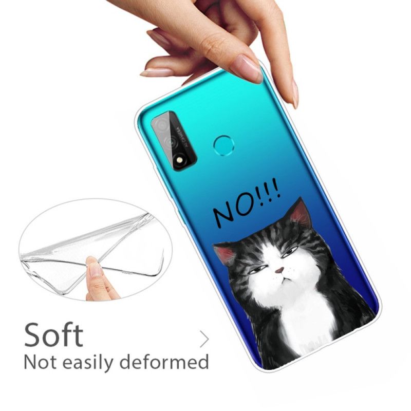 Hoesje voor Huawei P Smart 2020 De Kat Die Nee Zegt