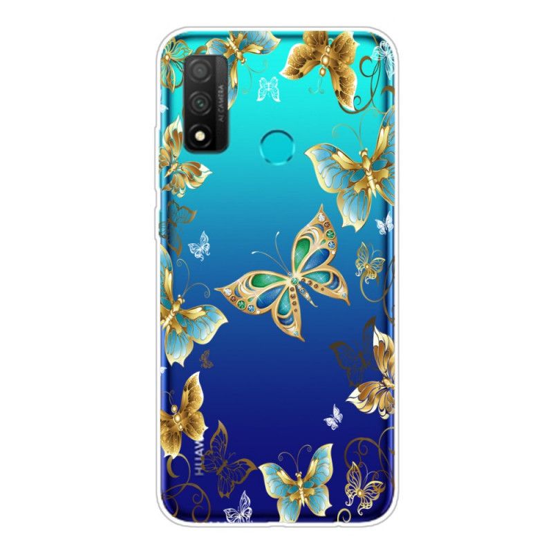 Hoesje voor Huawei P Smart 2020 Gouden Vlinders