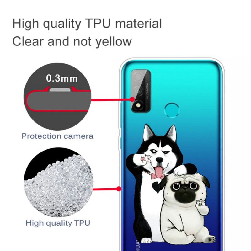 Hoesje voor Huawei P Smart 2020 Grappige Honden