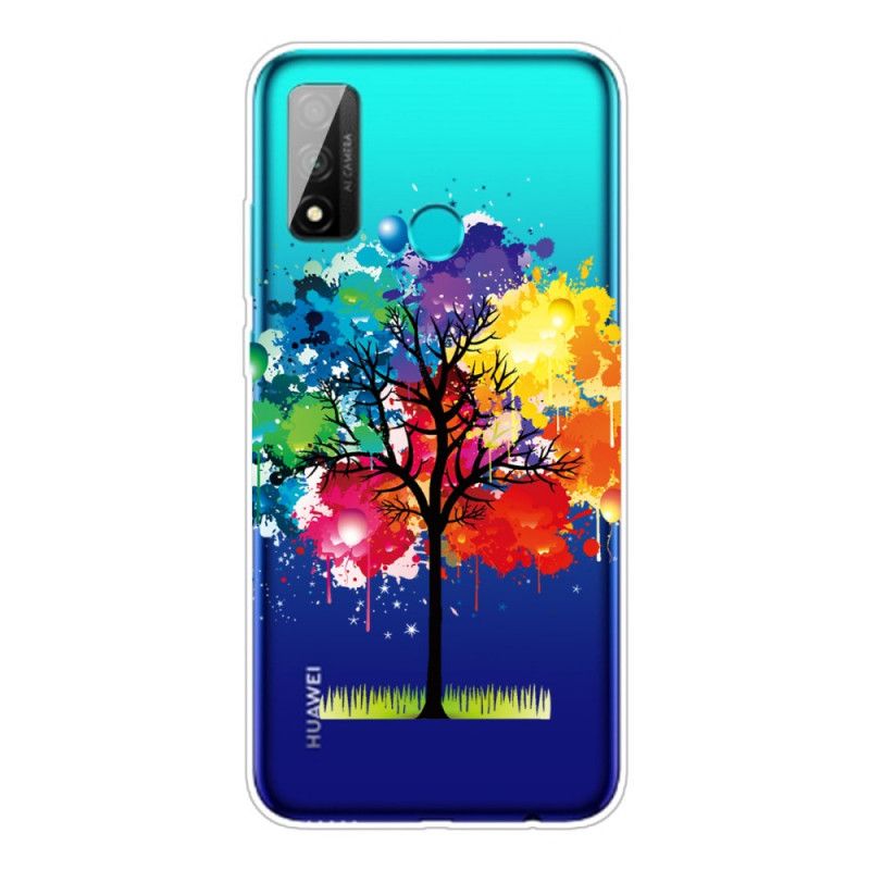 Hoesje voor Huawei P Smart 2020 Transparante Aquarelboom