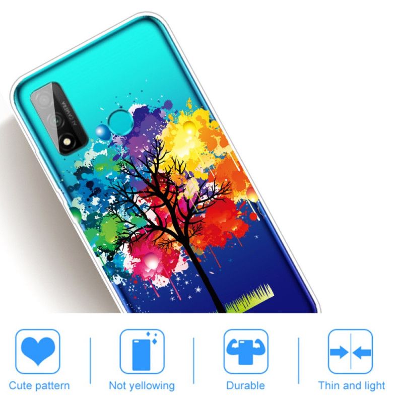 Hoesje voor Huawei P Smart 2020 Transparante Aquarelboom