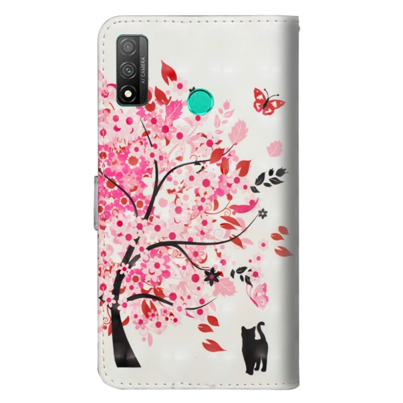 Leren Hoesje Huawei P Smart 2020 Roze Boom