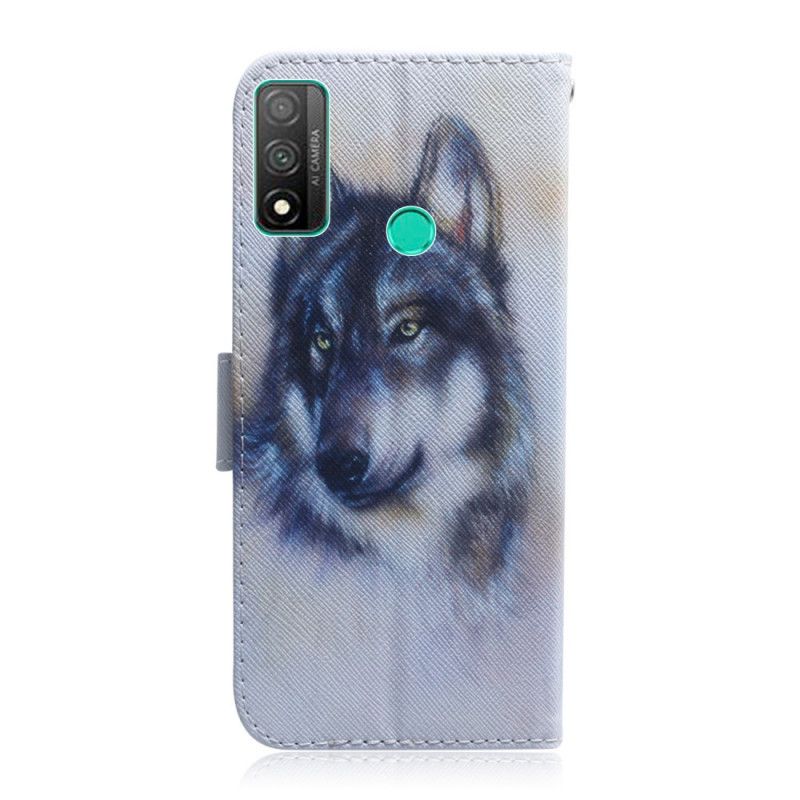 Leren Hoesje voor Huawei P Smart 2020 Blik Van De Hond