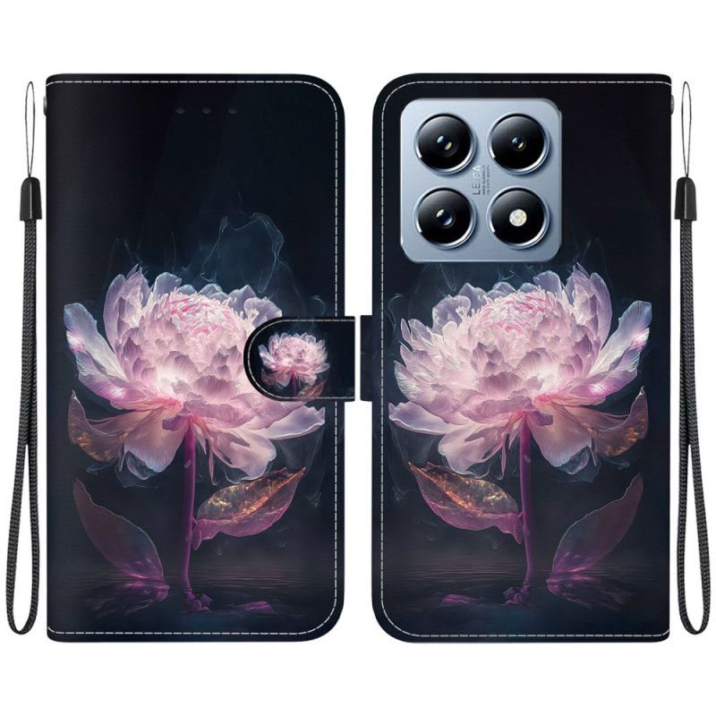 Bescherming Hoesje Xiaomi 14t Violette Pioenroos