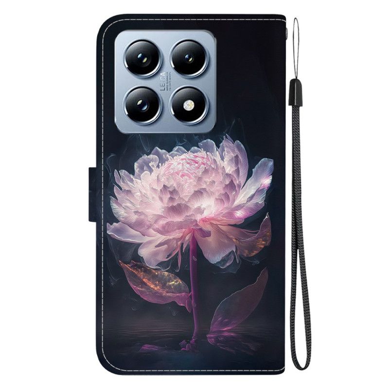 Bescherming Hoesje Xiaomi 14t Violette Pioenroos