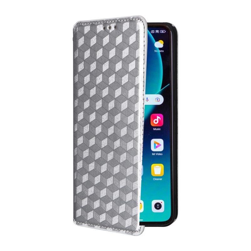 Folio-hoesje Voor Xiaomi 14t 3d-kubussen