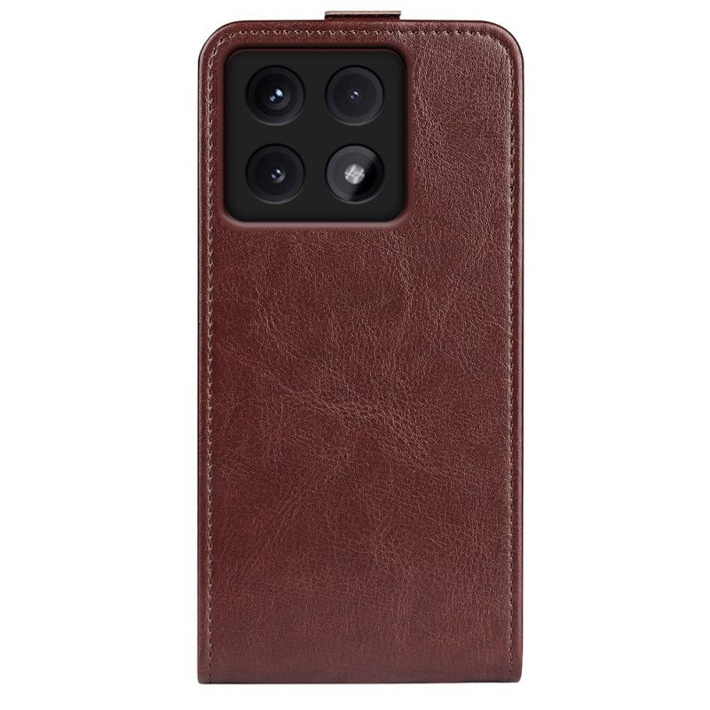 Leren Hoesje Xiaomi 14t Verticale Klep Bescherming Hoesje