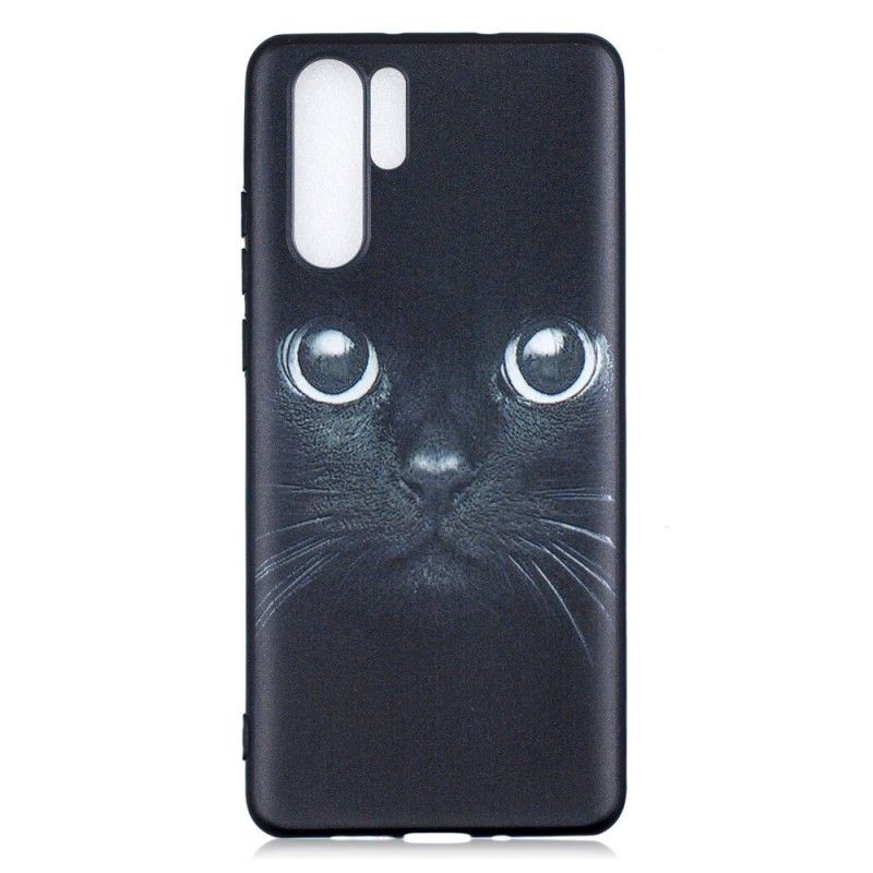 Case Hoesje Huawei P30 Pro Telefoonhoesje Kattenogen