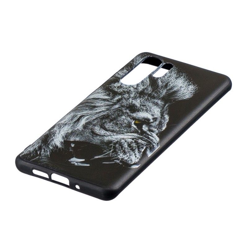 Case Hoesje Huawei P30 Pro Telefoonhoesje Woeste Leeuw