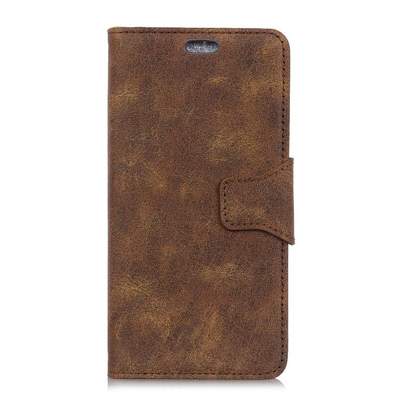 Cover Folio-hoesje Huawei P30 Pro Koffie Zwart Telefoonhoesje Dubbelzijdige Magnetische Klep