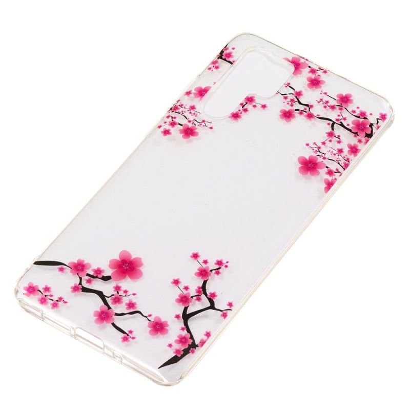 Cover Hoesje Huawei P30 Pro Telefoonhoesje Transparant Bloeiende Boom