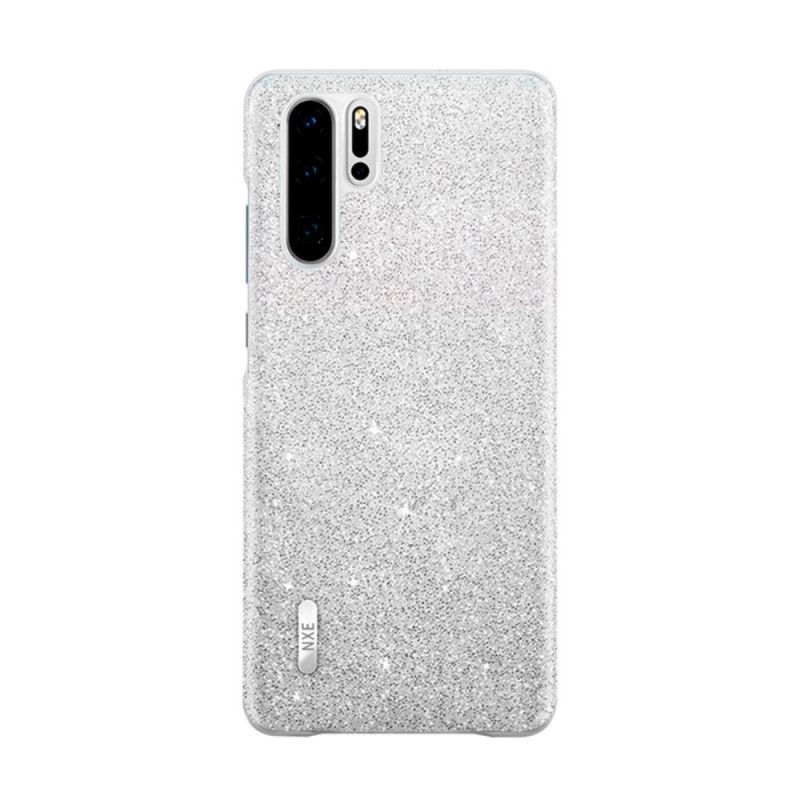 Hoesje Huawei P30 Pro Cyaan Zilver X-Niveau Strass