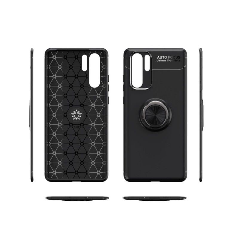 Hoesje Huawei P30 Pro Telefoonhoesje Roterende Ring