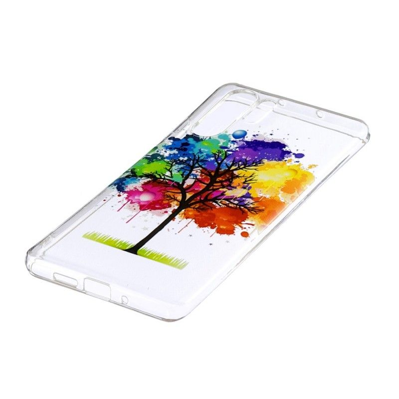 Hoesje Huawei P30 Pro Transparante Aquarelboom